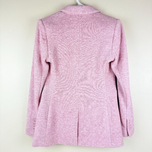NWOT EXPRESS Blush Pink Super Soft Knit Comfy Blazer – Lined Size S - Picture 2 of 9
